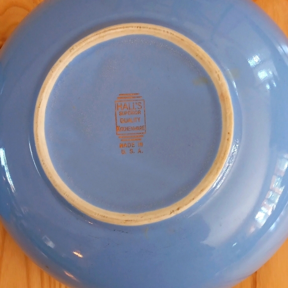 Hall's Superior Quality Kitchenware Serving Dishes Blue Morning Glory - Picture 10 of 10